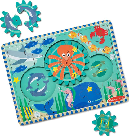 Underwater Wooden Gear Puzzle