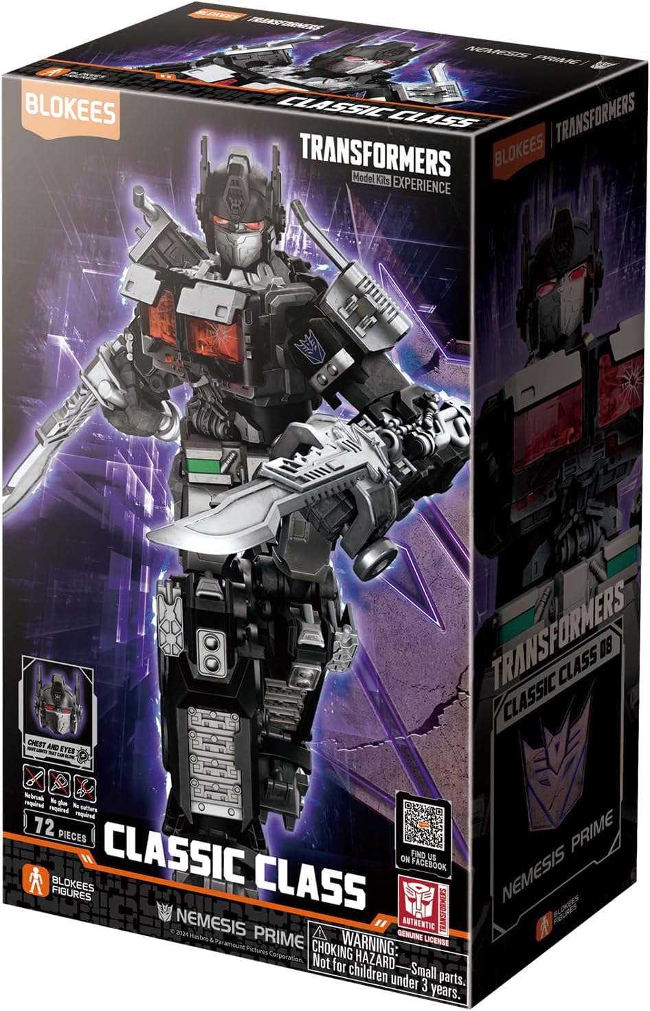 BLOKEES Transformers Classic Class 08 Nemesis Prime