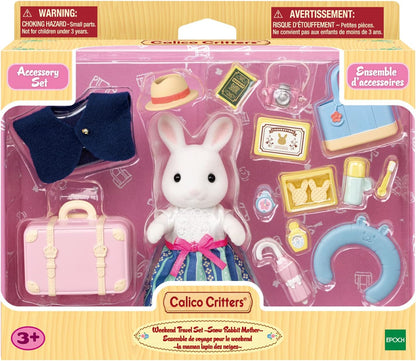 Weekend Travel Set - Snow Rabbit Mother - Calico Critters