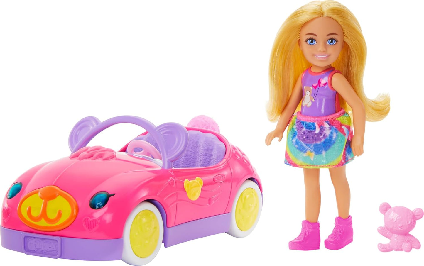 Barbie Chelsea Doll & Teddy Car