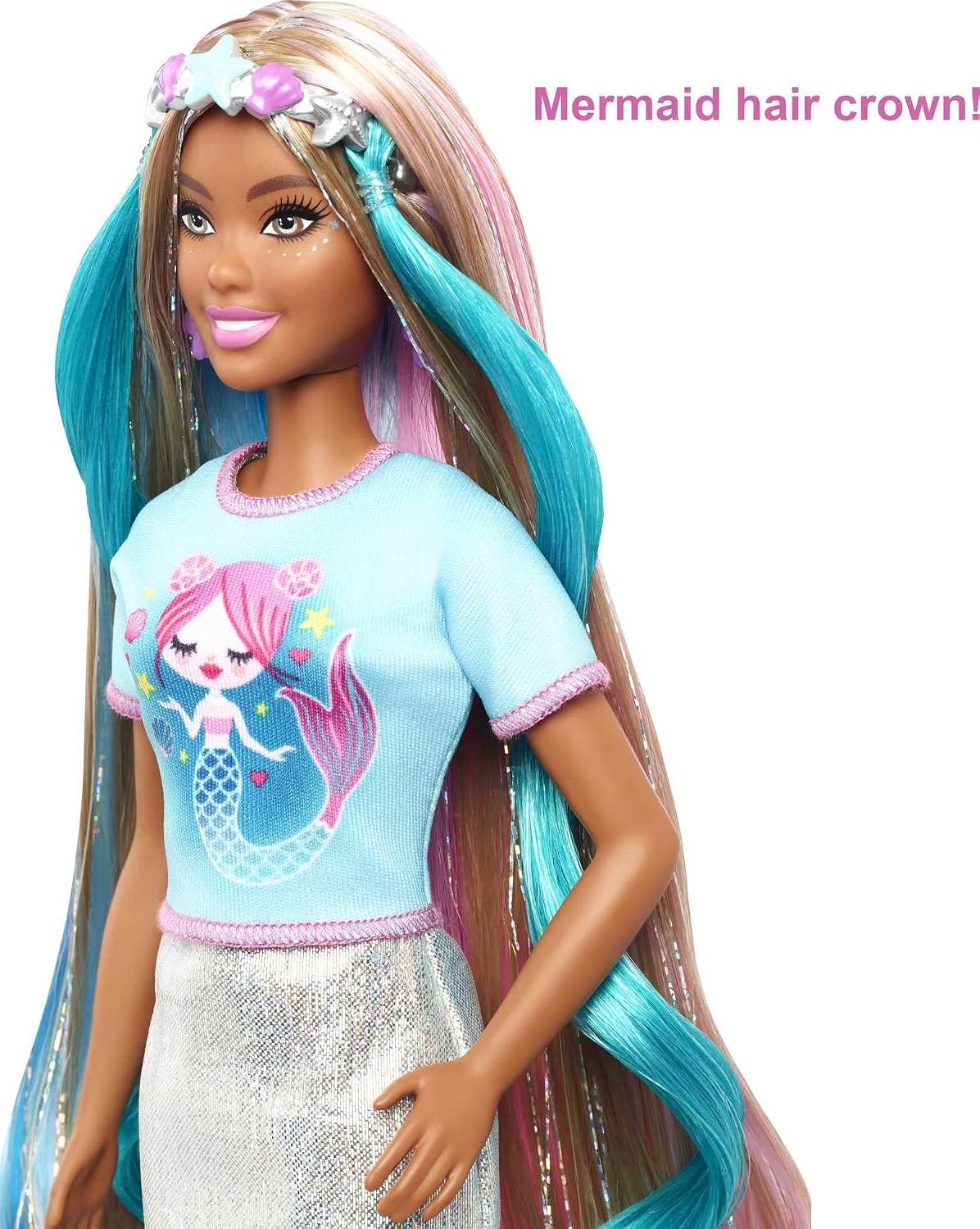 Barbie Fantasy Hair Doll Black