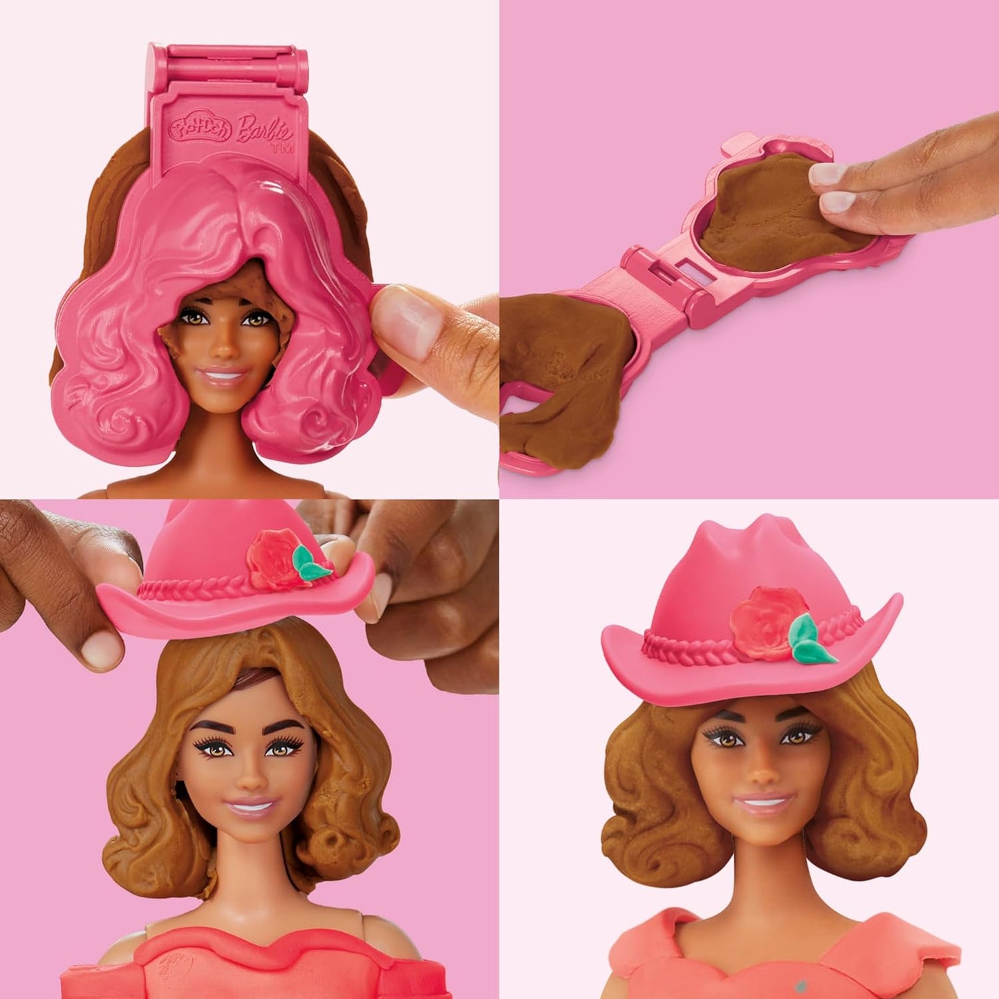 Barbie Play-Doh Designer Dolls Florals & Fringe