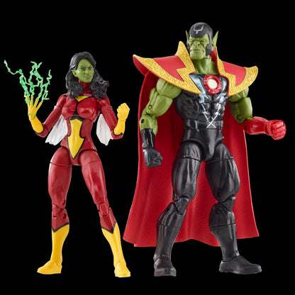 Marvel Legends Skrull Queen and Super Skrull