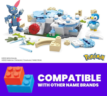 MEGA MCX Pokemon Piplup and Sneasels Snow Day
