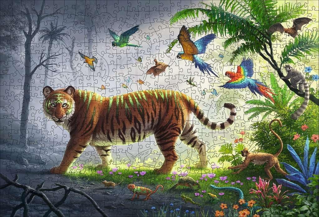 WOOD: Jungle Tiger 500 pc
