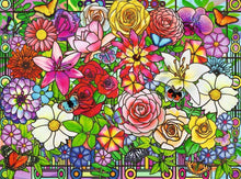 Tiffany Flowers 100pc Puzzle
