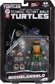 TMNT Page Punchers Michelangelo W2 5-Inch w Comic