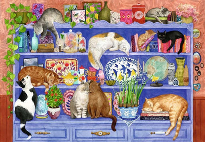 Cats on the Shelf 200pc Puzzle