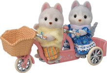 Tandem Cycling Set - Husky Sister & Brother - Calico Critters