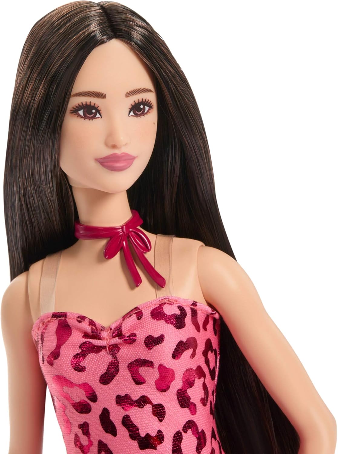 Barbie Fashionista - Red Leopard Print Dress