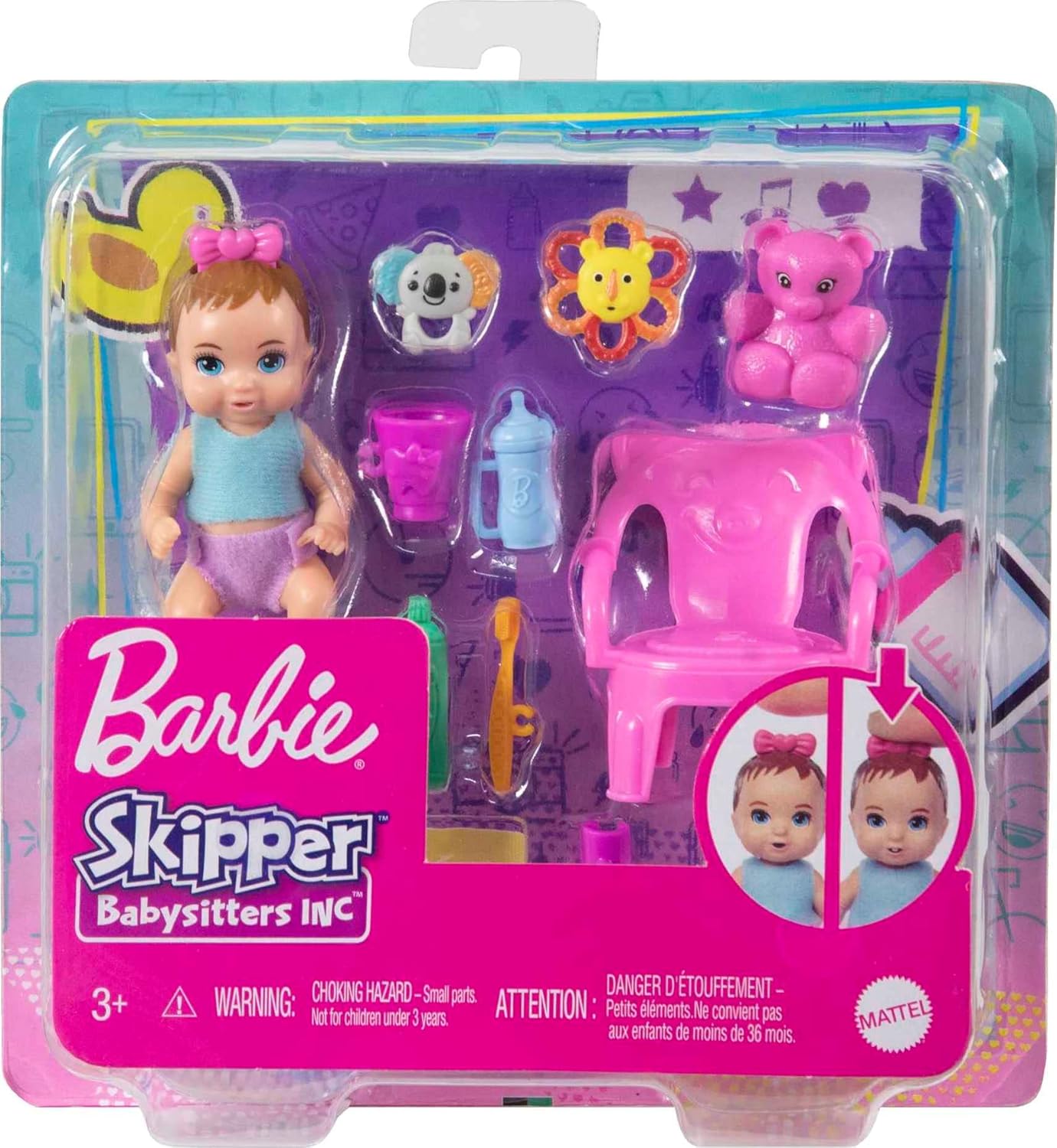 Barbie Skipper Babysitter First Tooth Baby Doll