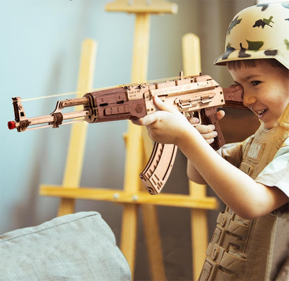 AK-47 Assault Rifle Rubber Band Gun