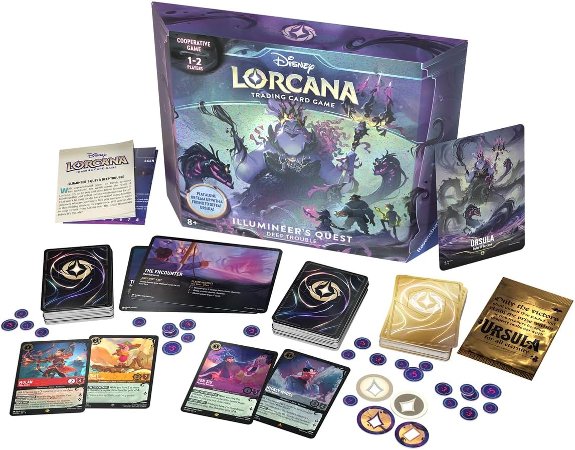 Ravensburger Disney Lorcana TCG: Ursula's Return Illumineer's Quest Deep Trouble