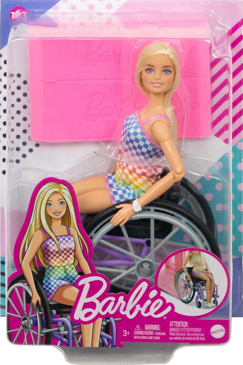 Barbie Fashionista Wheelchair with Blonde Doll 193