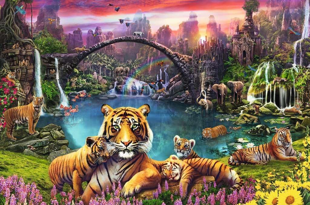 Tigers in Paradise 3000pc
