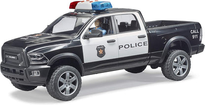 Bruder 02505 Police Ram 2500 w/ Policeman and Light & Sound Module 20.12.8