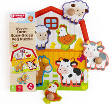 Wooden Farm Easy-Grasp Peg