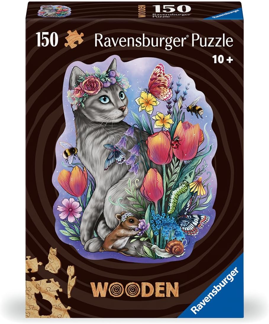 WOOD: Lovely Cat 150pc Puzzle
