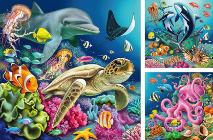 Underwater 3x49 Pc Puzzle