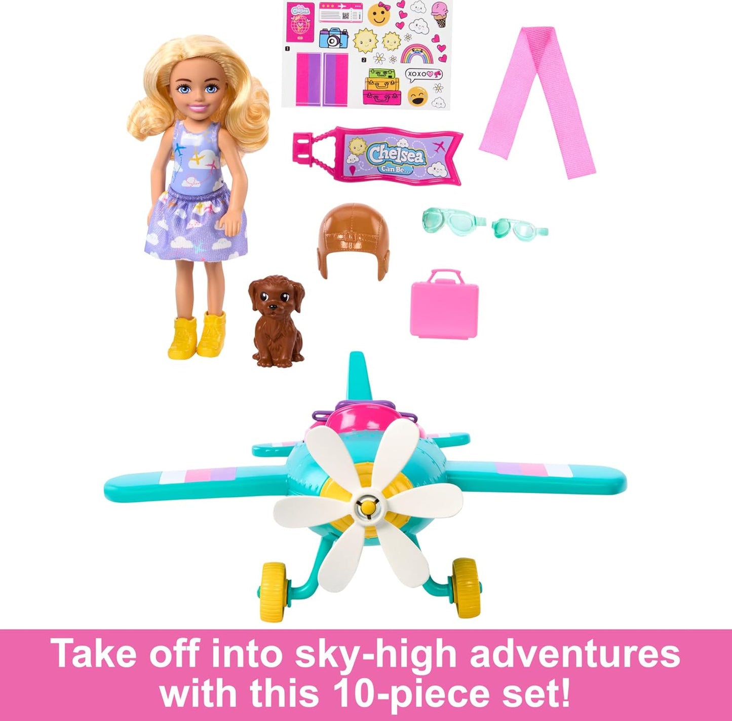 Barbie Chelsea Doll and Plane