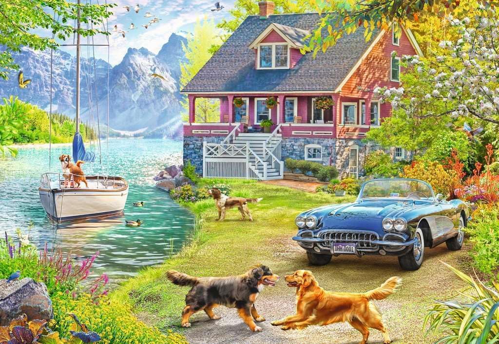 Summer Lake House 200pc Puzzle