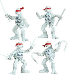 TMNT Classic Comic Book Series Black and White Turtles Action Figure 4-Pack (Playmates)