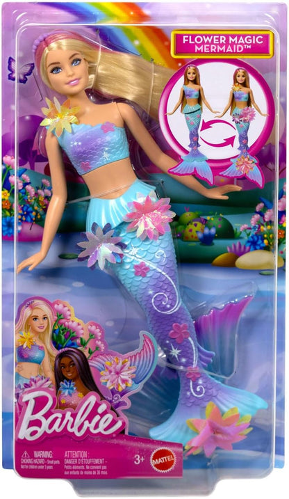 Barbie Flower Magic Mermaid Blonde Doll