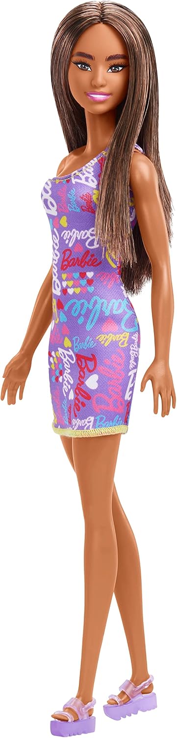 Barbie Doll Latina with Purple Barbie Dress