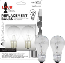 Lava Lamp 40 Watt Bulb 2-pack for 16.3in Lava Lamps
