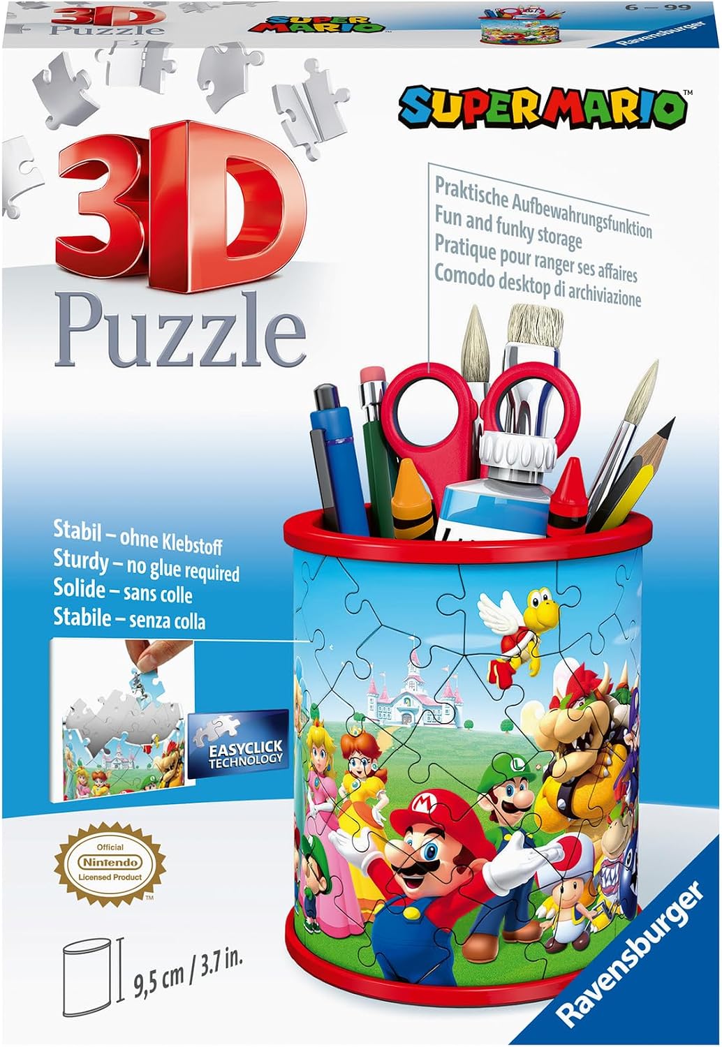 Super Mario Pencil Holder 54pc Puzzle