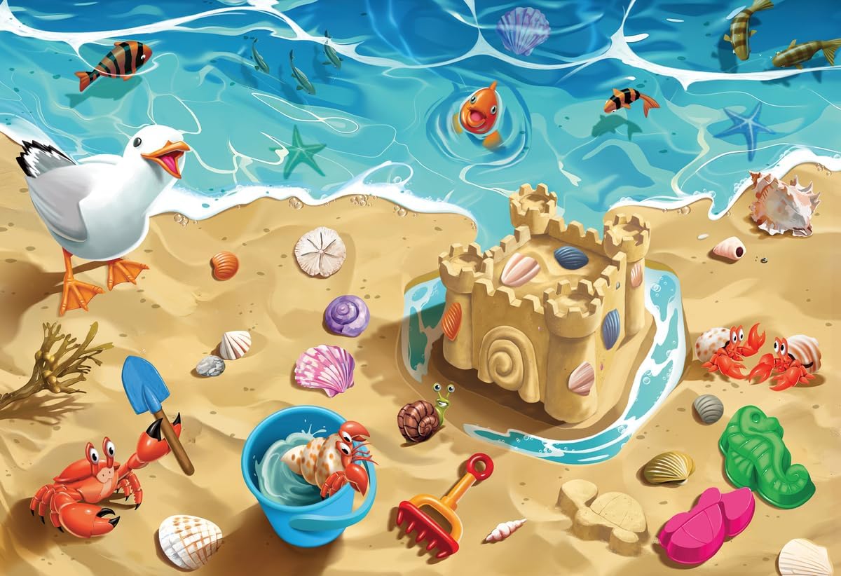 Fun at the Beach Giant Floor Puzzle, 24p