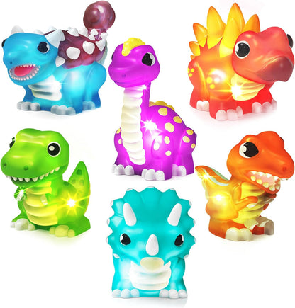 Tub Works® Dinos Dinosaur Light Up Bath Toys, 6pk
