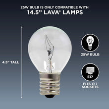 Lava Lamp 25 Watt Bulb 2-pack for 14.5in Lava Lamps