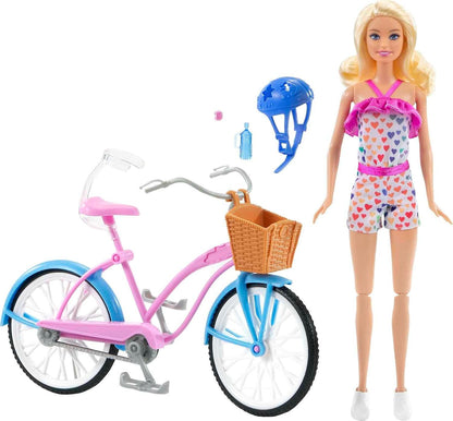 *Barbie Bike with Blonde Doll