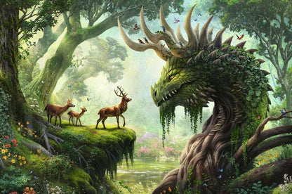 The Forest Dragon Awakes 3000pc