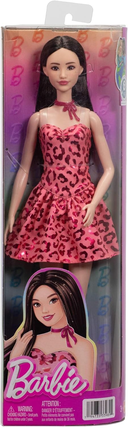 Barbie Fashionista - Red Leopard Print Dress
