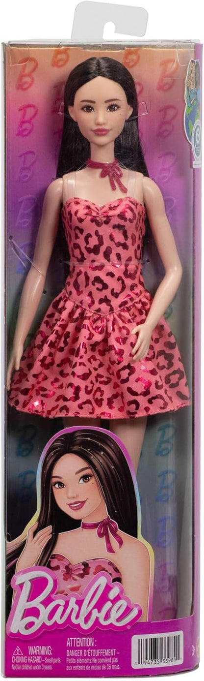 Barbie Fashionista - Red Leopard Print Dress