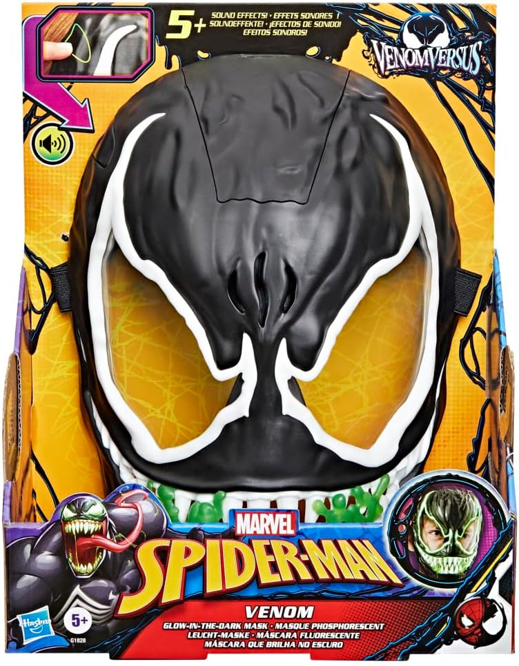 Spider-Man Venomversus Venom Glow-in-the-Dark Mask