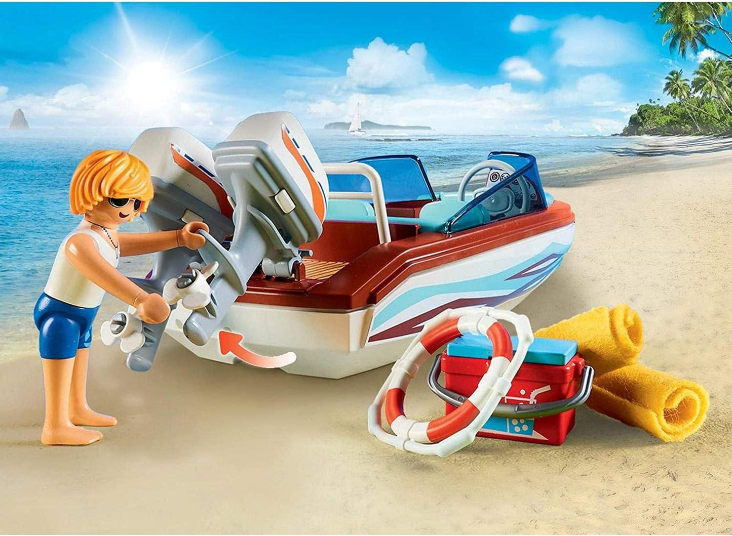 Speedboat with Underwater Motor (PM-9428)*