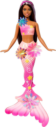 Barbie Flower Magic Mermaid Brunette Doll