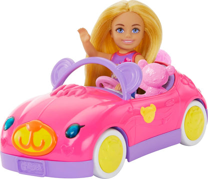 Barbie Chelsea Doll & Teddy Car