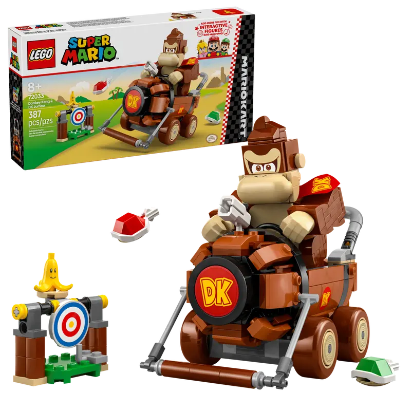 LEGO® Super Mario™ Mario Kart - Donkey Kong & DK Jumbo (72033)