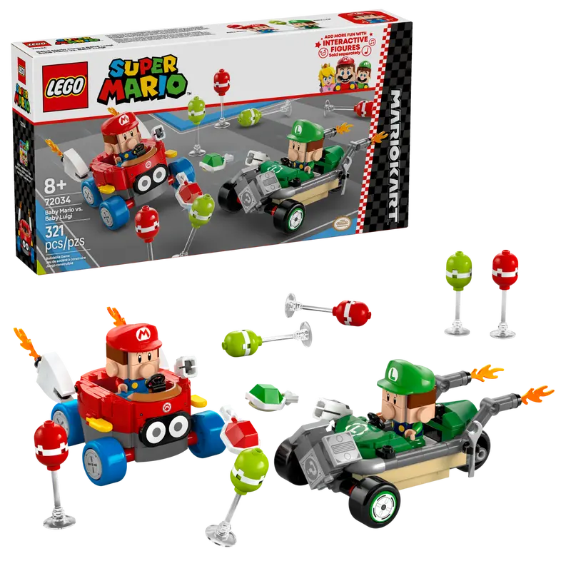 LEGO® Super Mario™ Mario Kart - Baby Mario vs. Baby Luigi (72034)