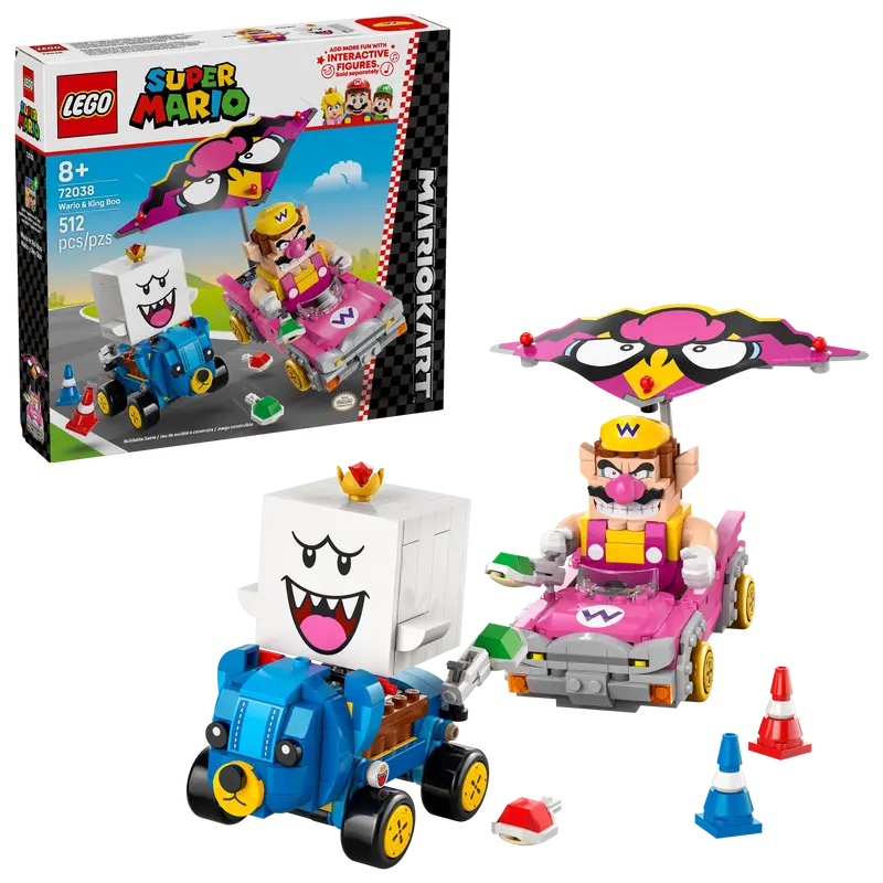 LEGO® Super Mario™ Mario Kart Wario & King Boo (72038)