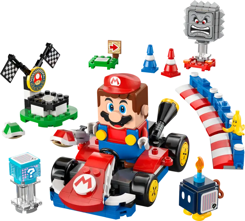 LEGO® Super Mario™ Mario Kart Interactive LEGO Mario & Standard Kart (72043)