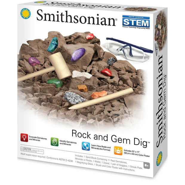 Smithsonian Rock And Gem Dig