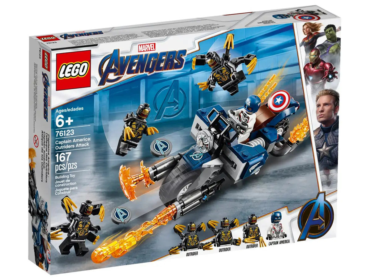LEGO® Marvel Captain America: Outriders Attack (76123) (Retired)