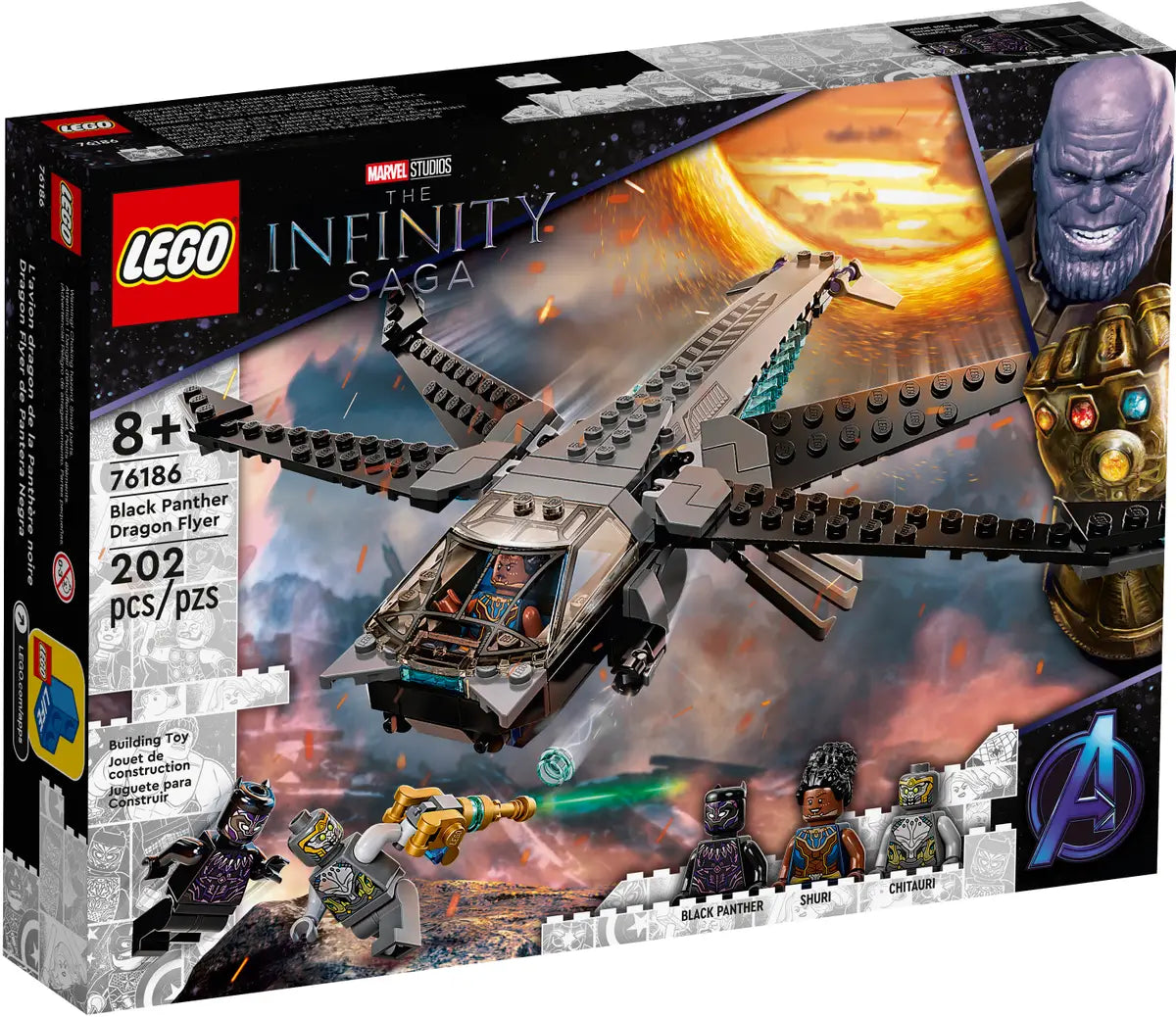 LEGO® Marvel Black Panther Dragon Flyer (76186) (Retired)