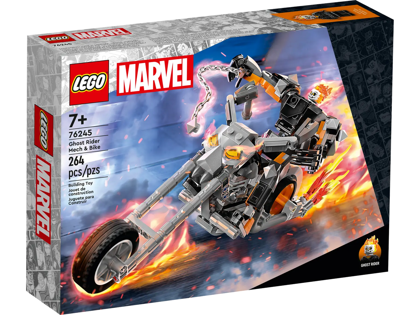 LEGO® Marvel Ghost Rider with Mech & Bike (76245) (Retired)
