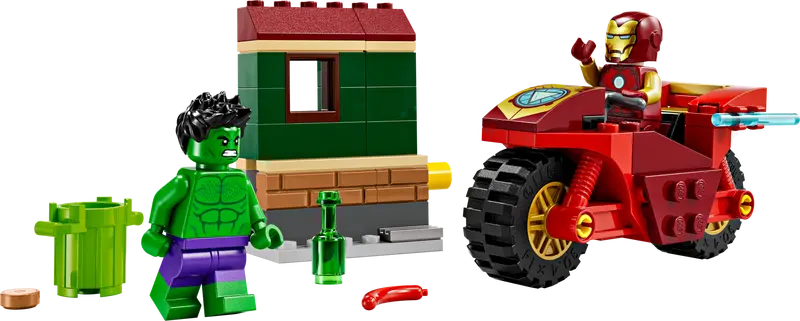 LEGO® Marvel Iron Man with Bike and The Hulk (76287)